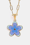 Flower Pendant Stainless Steel Necklace Necklaces - Tophatter Daily Deals