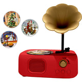 Retro Gramophone Musical Advent Calendar | Music Box Christmas Advent Calendar Advent Calendar - Tophatter Daily Deals