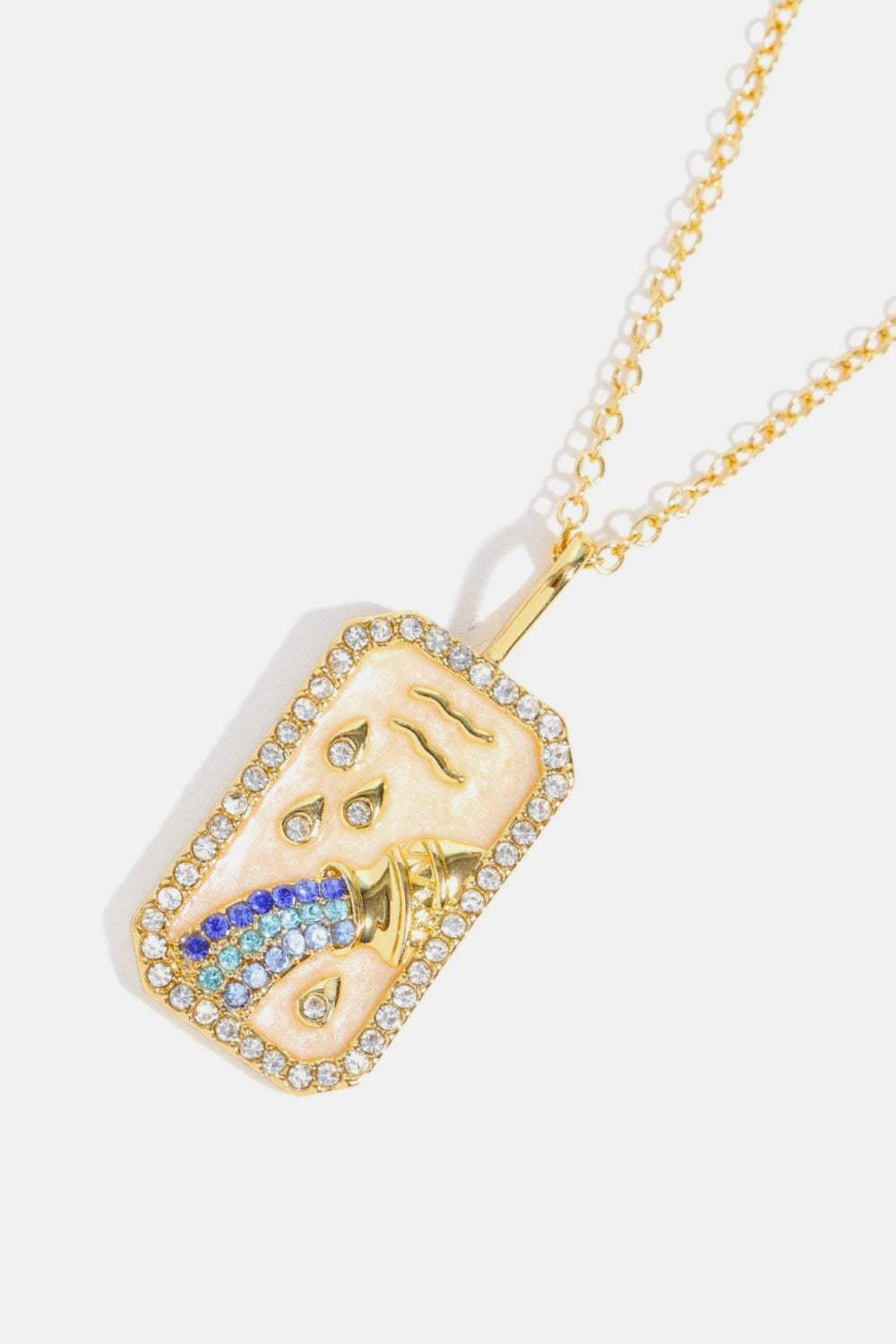 Rhinestone Constellation Pendant Copper Necklace Necklaces - Tophatter Daily Deals