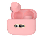 Bluetooth Headset M8 Dual Ear Stereo Touch Mode Wireless Pink 0 - Tophatter Daily Deals