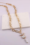 5-Piece Wholesale Freshwater Pearl Chunky Chain Necklace Necklaces - Tophatter Daily Deals