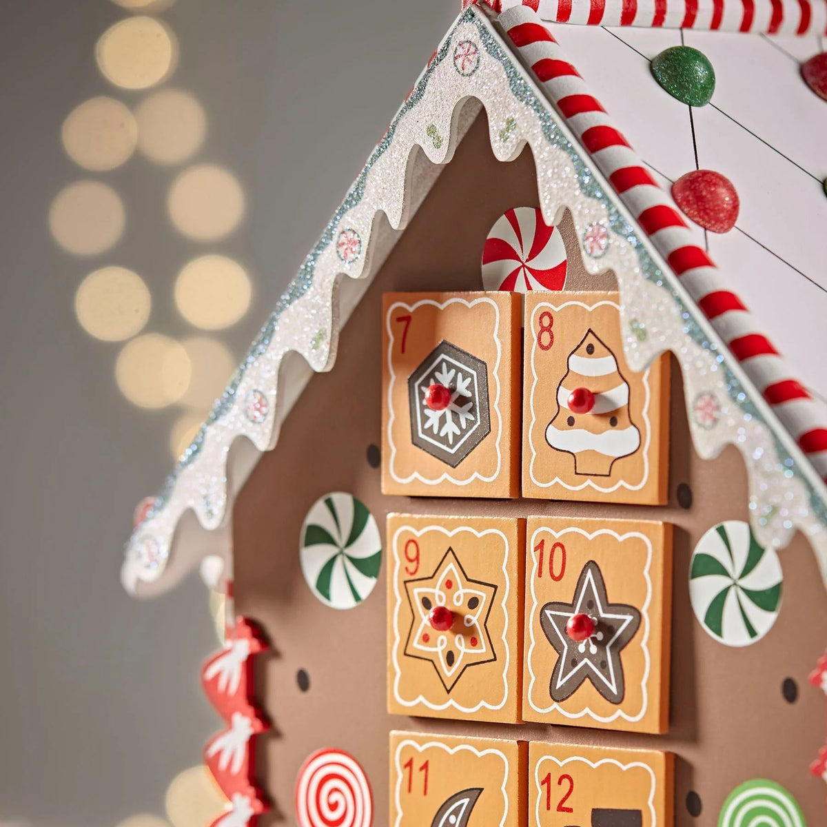Gingerbread House Advent Calendar | Fill Your Own Christmas Advent Calendar 27cm Advent Calendar - Tophatter Daily Deals
