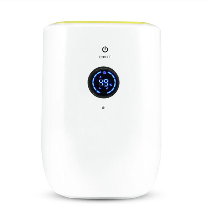 800ml Electric Air Dehumidifier Portable Moisture-absorbing Air Dryer White 0 - Tophatter Daily Deals