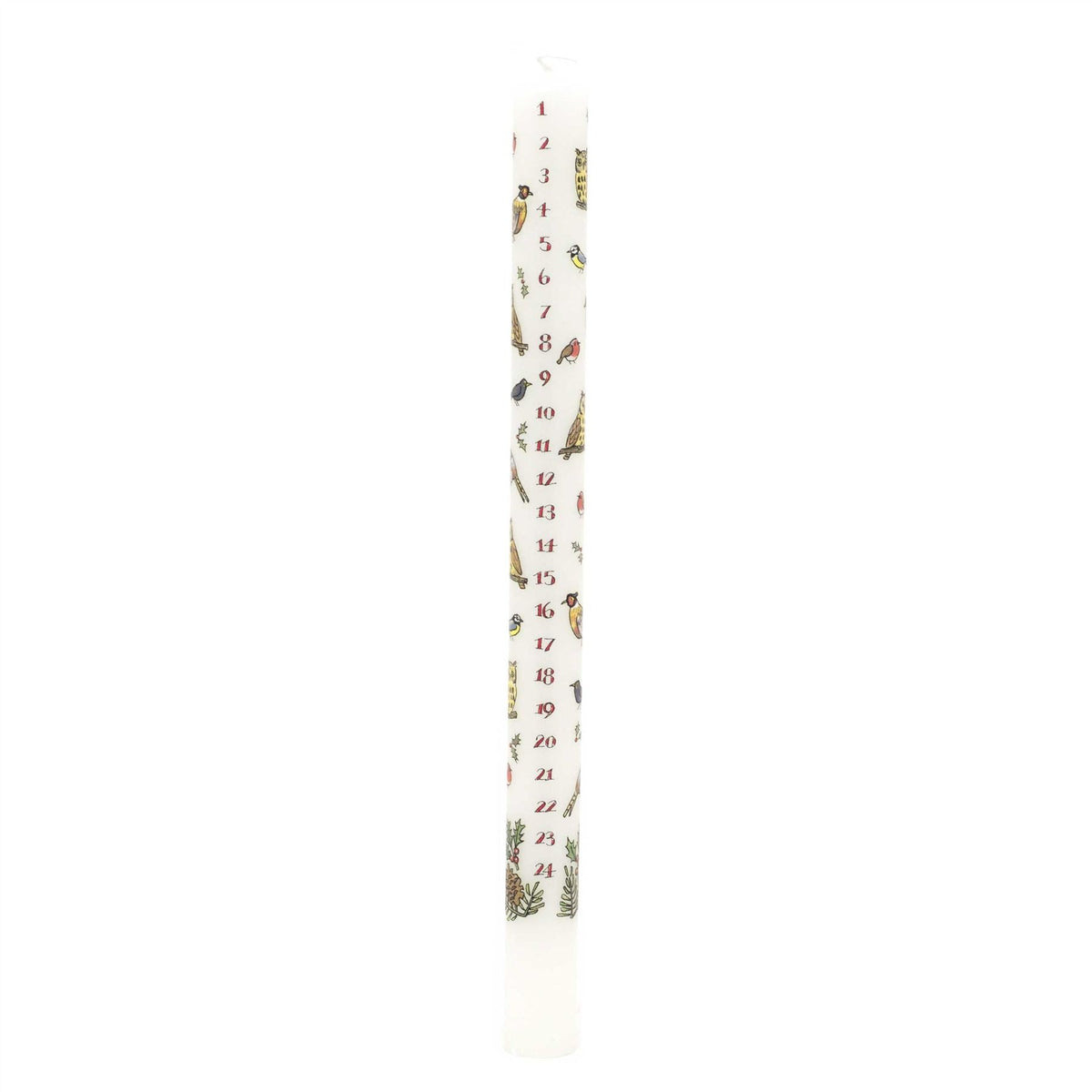 Traditional Countdown To Christmas Advent Candle | Winter Birds Dinner Candle | Christmas Candle Advent Candles Advent Candle - Tophatter Daily Deals