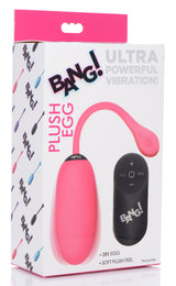 28x Plush Egg and Remote - Pink > Sex Toys For Ladies > Vibrating Eggs - Tophatter Daily Deals