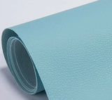 Leather Repair Patch Self Adhesive Cuttable Sofa Fix Light Blue 8*55in(20*138cm) - Tophatter Daily Deals