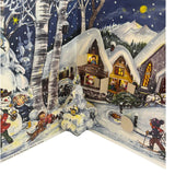 It's Snowing Christmas Advent Calendar | Traditional Picture Advent Calendar Advent Calendar - Tophatter Daily Deals