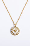 Zircon Decor North Star Pendant Copper Necklace White One Size Necklaces - Tophatter Daily Deals