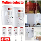 Wireless PIR Motion Sensor Alarm System (4 pcs) Electronics > Business & Home Security > Intercoms & Doorbells - Tophatter Daily Deals