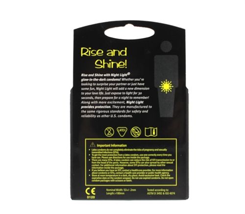 Night Light - 3 Pack > Essentials > Condoms - Tophatter Daily Deals