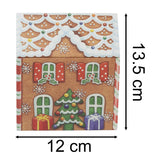 Dana Kubrik Large Gingerbread House Tin | Festive Christmas Storage Tin Tin - Tophatter Daily Deals