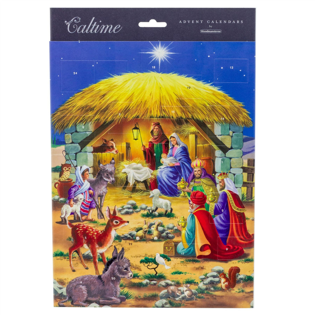 Christmas Advent Calendar Bethlehem Nativity Scene | Religious Advent Calendar Traditional Advent Calendar | Picture Advent Calendar Paper Advent Calendar Advent Calendar - Tophatter Daily Deals