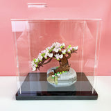 Blossom Pot Simulation Green Plant Household Decoration Toys Cherry blossom Display box 0 - Tophatter Daily Deals