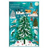 3D Pop & Slot Christmas Conifer Free Standing Christmas Advent Calendar Advent Calendar - Tophatter Daily Deals