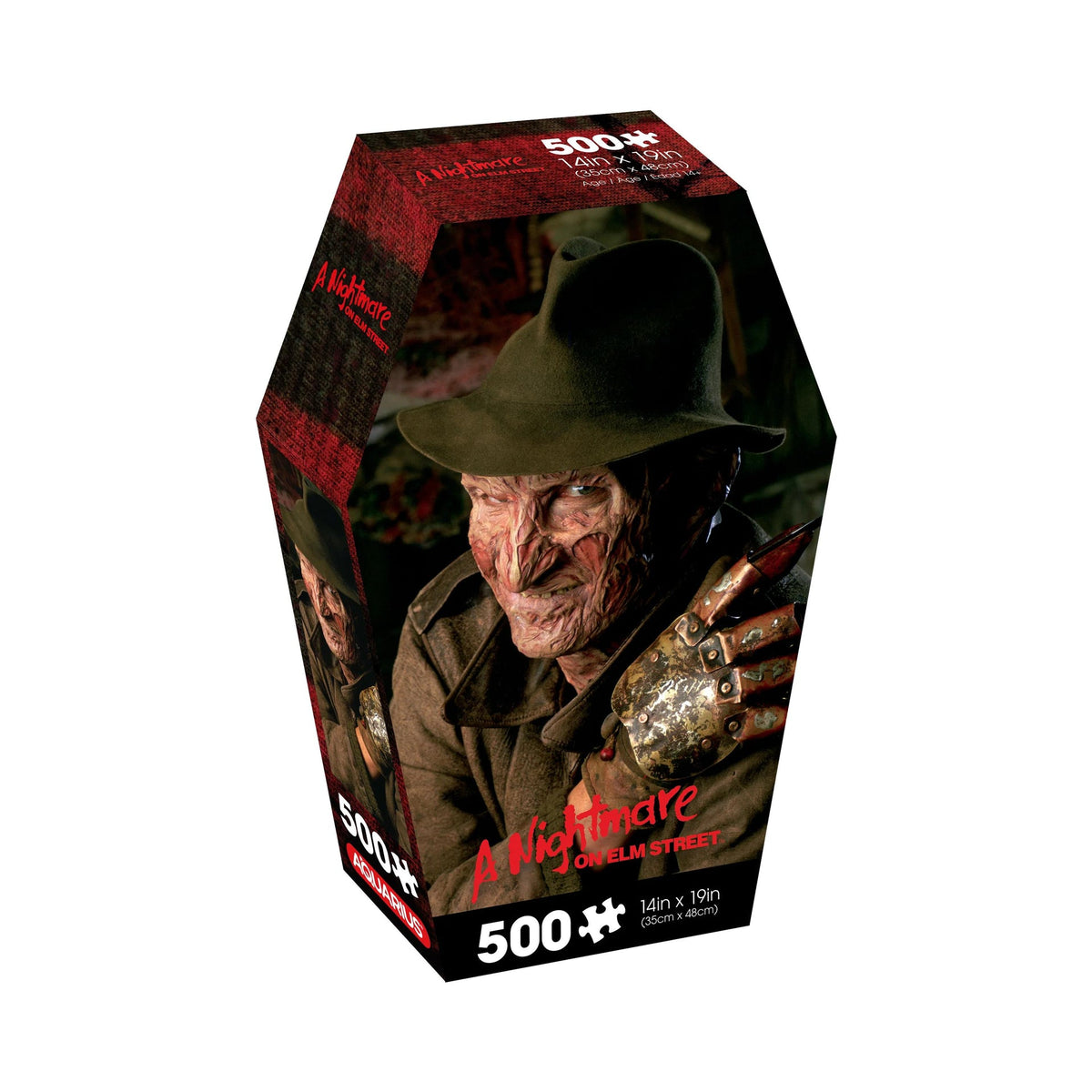 A Nightmare on Elm Street - Coffin Box 500 Piece Jigsaw Puzzle Jigsaw Puzzle - Tophatter Daily Deals