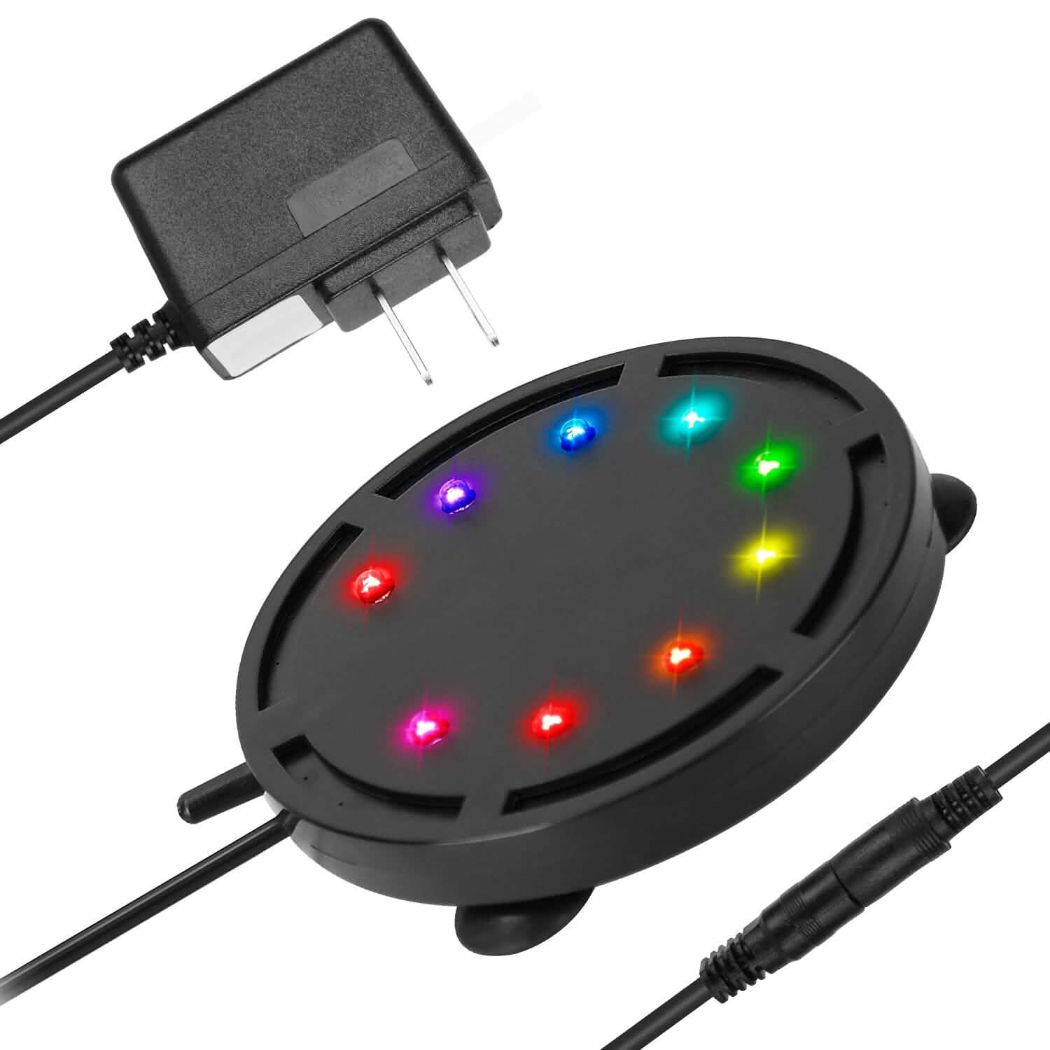 4in Multi-Colored LED Aquarium Air Bubble Lamp Pet Supplies - Tophatter Daily Deals
