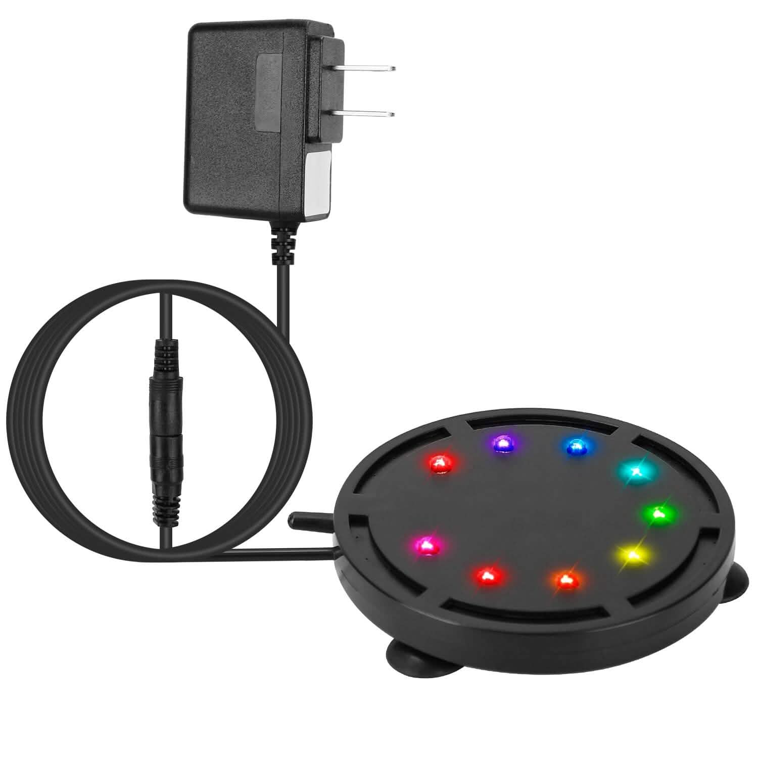 4in Multi-Colored LED Aquarium Air Bubble Lamp Pet Supplies - Tophatter Daily Deals