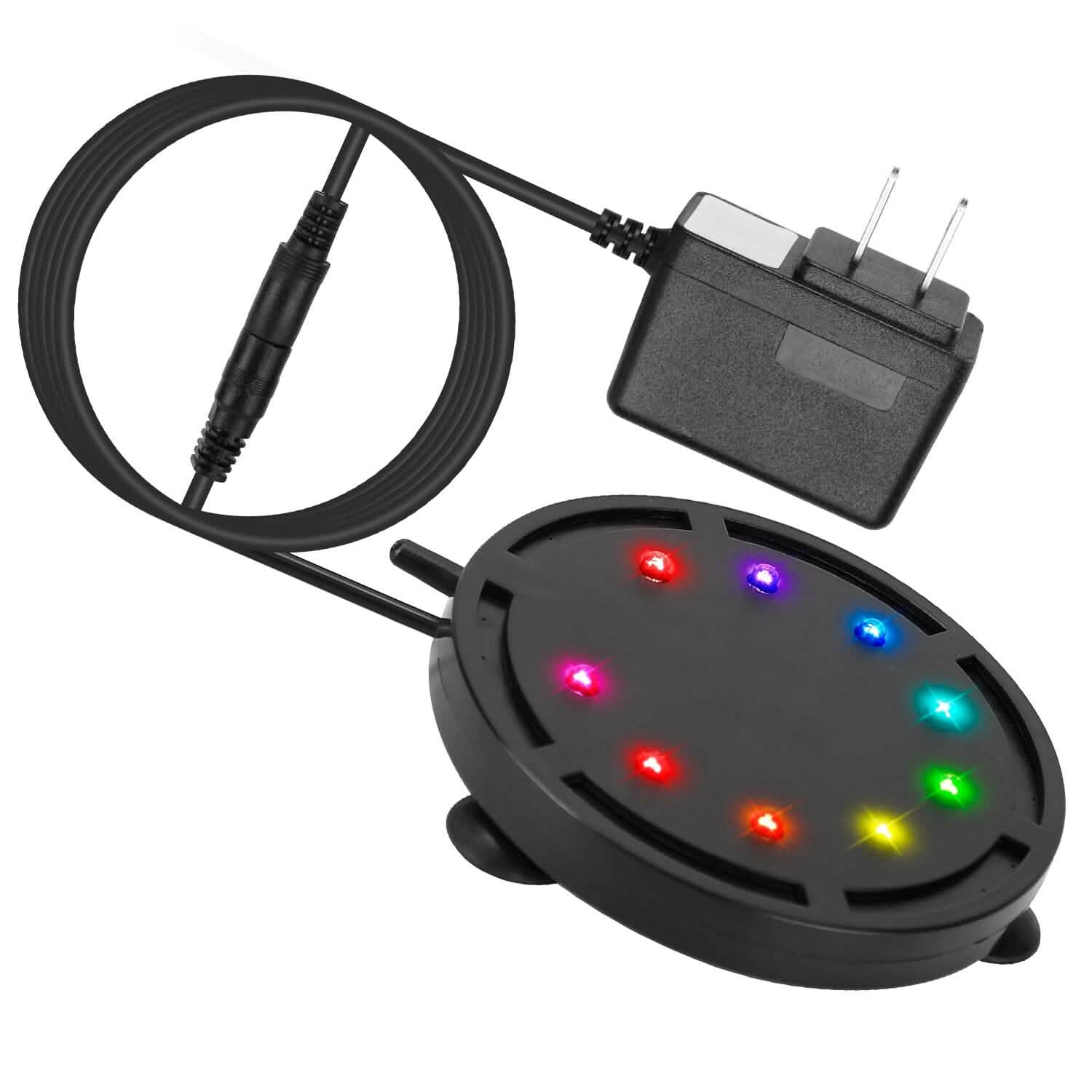 4in Multi-Colored LED Aquarium Air Bubble Lamp Pet Supplies - Tophatter Daily Deals