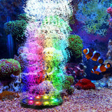 4in Multi-Colored LED Aquarium Air Bubble Lamp Pet Supplies - Tophatter Daily Deals