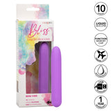 Bliss Liquid Silicone Mini Vibe Purple 10-Speed 4-Inch Vibrator > Vibrators > Mini Vibrators - Tophatter Daily Deals
