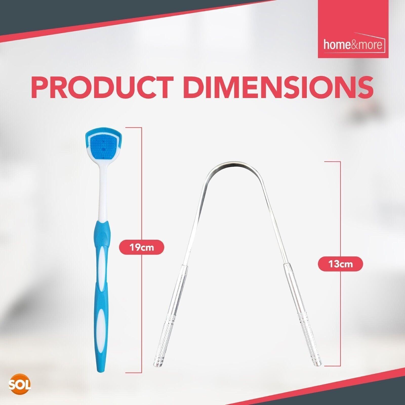 Best Tongue Scraper UK - 4pk Tongue Scraper Tounge Brush Cleaning Cleaner Dental Hygiene Oral Care Steel Exercise & Fitness - Tophatter Daily Deals