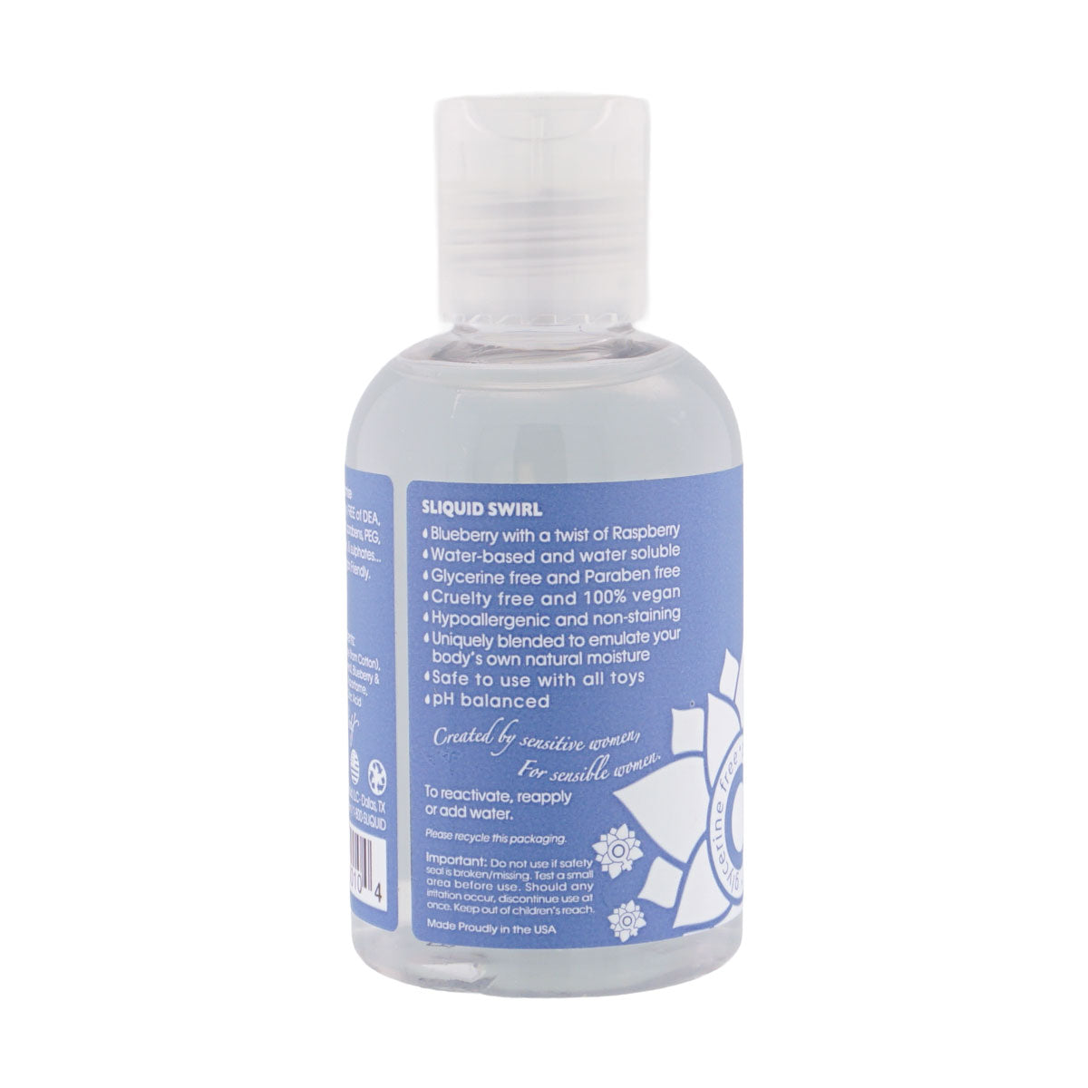 Sliquid Naturals Swirl (Blue Raspberry) – 125ml Vegan Flavored Lubricant > Lube > Flavoured - Tophatter Daily Deals