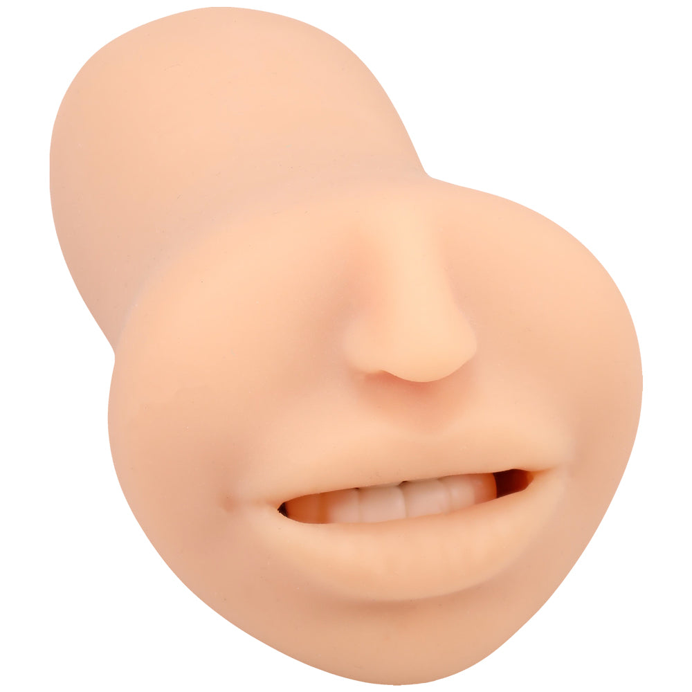 Doc Johnson Cum Guzzler Ultraskyn Mouth Stroker – Realistic Oral Masturbator > Sex Toys For Men > Masturbators > Manual - Tophatter Daily Deals