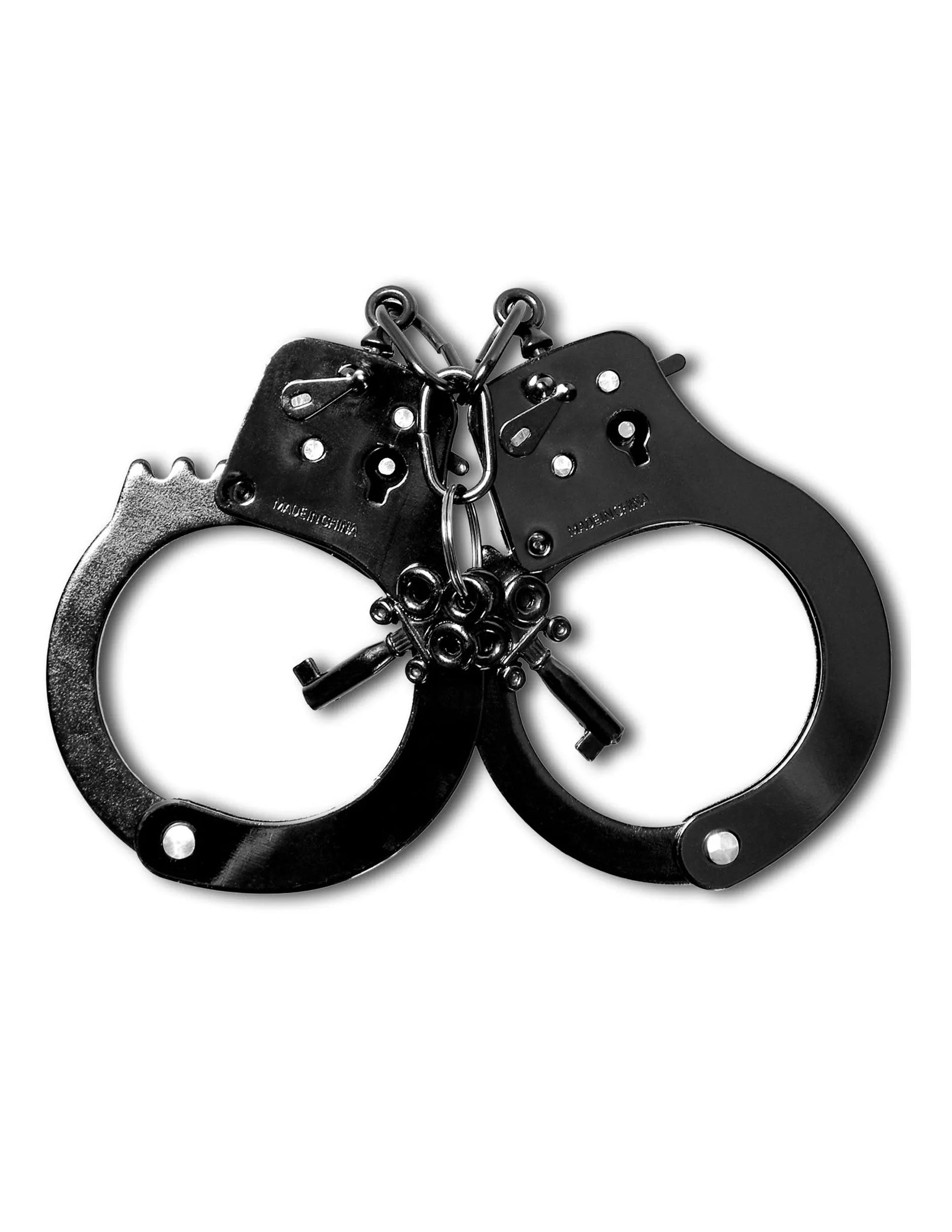 Fetish Fantasy Series Anodized Cuffs (Black) – Metal Restraint Cuffs > Bondage Gear > Handcuffs - Tophatter Daily Deals
