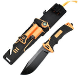 4th Generation Outdoor Multi-Tool Hiking Knife Orange - Tophatter Daily Deals