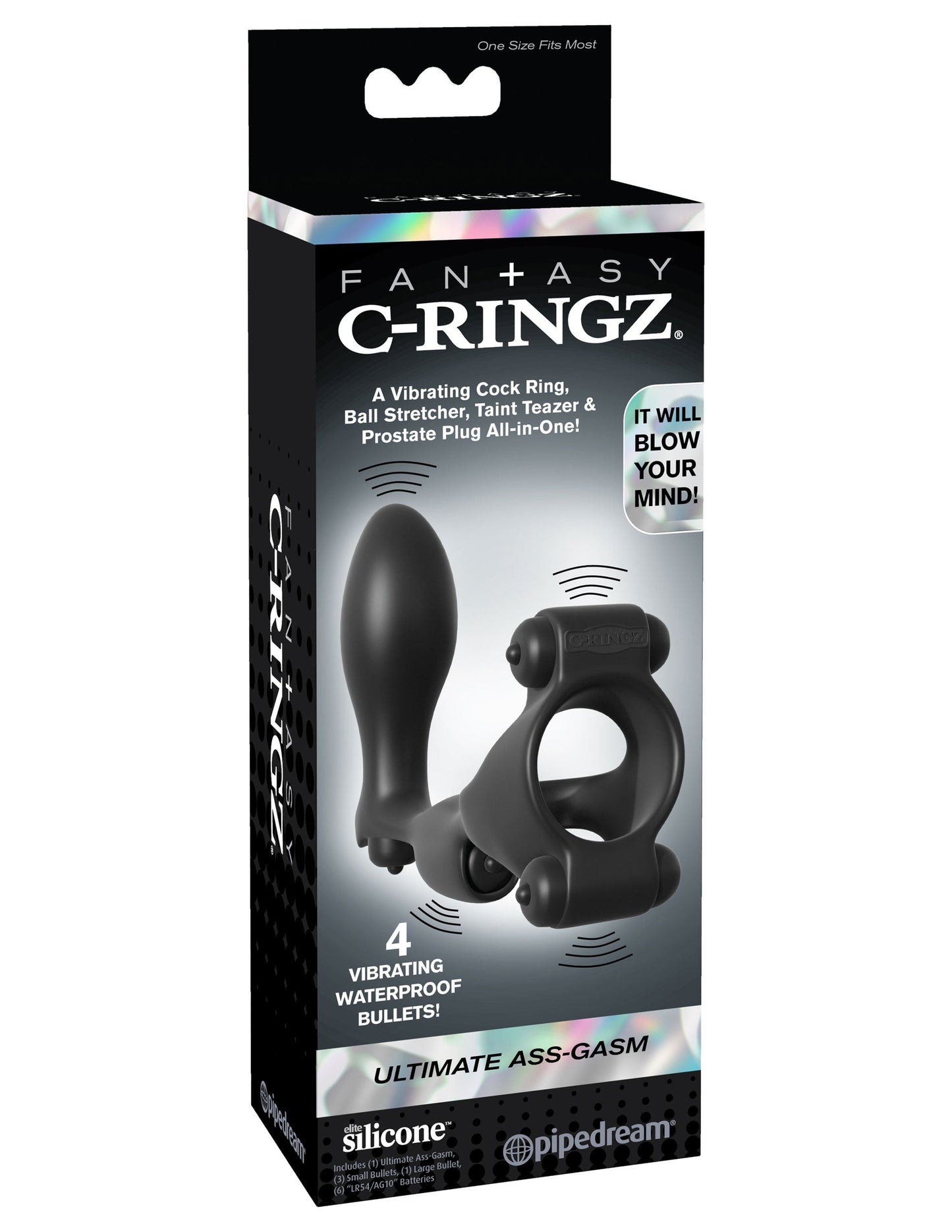 Fantasy C-Ringz Deluxe Vibrating Cock Ring and Prostate Plug > Anal Range > Prostate Plugs - Tophatter Daily Deals