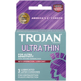 Trojan Ultra Thin Armor Spermicidal Condoms - 3 Pack > Essentials > Condoms - Tophatter Daily Deals