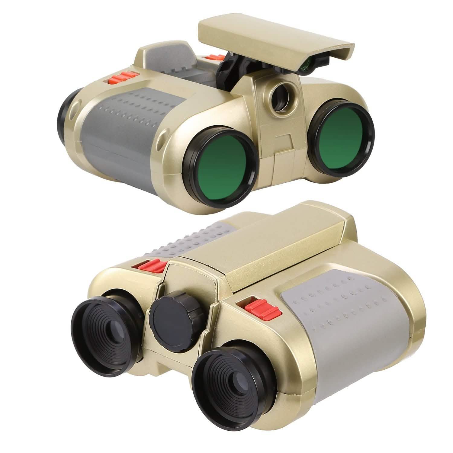 4x30 Kid Toy Night Vision Binoculars with Pop-Up LED Light Toys & Games - Tophatter Daily Deals