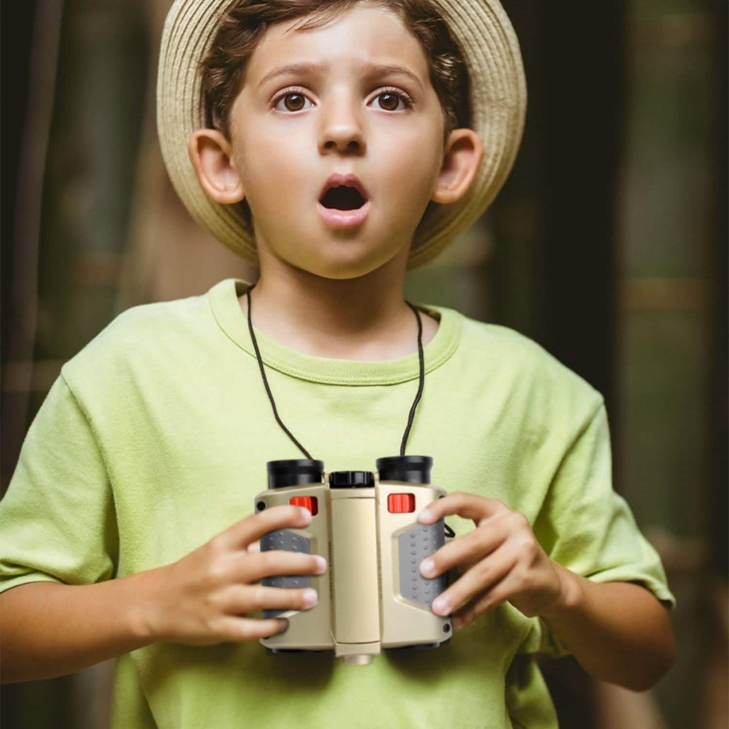 4x30 Kid Toy Night Vision Binoculars with Pop-Up LED Light Toys & Games - Tophatter Daily Deals