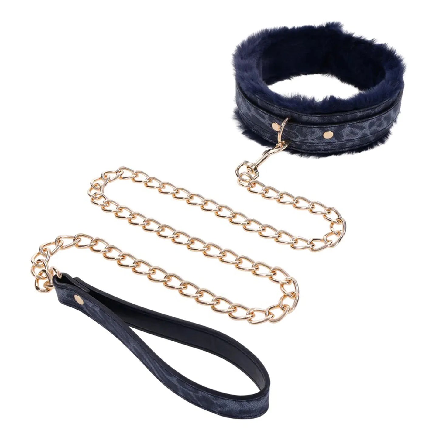 Cougar Fur Collar and Leash Set – Luxury Adjustable Collar and Leash > Bondage Gear > Collars & Leashes - Tophatter Daily Deals
