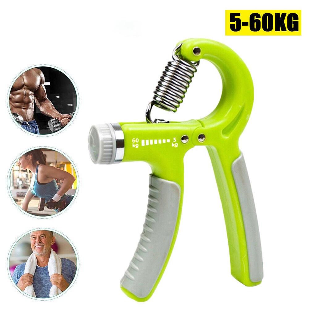 Hand Exercises Tool - Hand Grip Strengthener 5-60kg Forearm Wrist Exerciser Finger Strength Trainer UK Exercise & Fitness - Tophatter Daily Deals