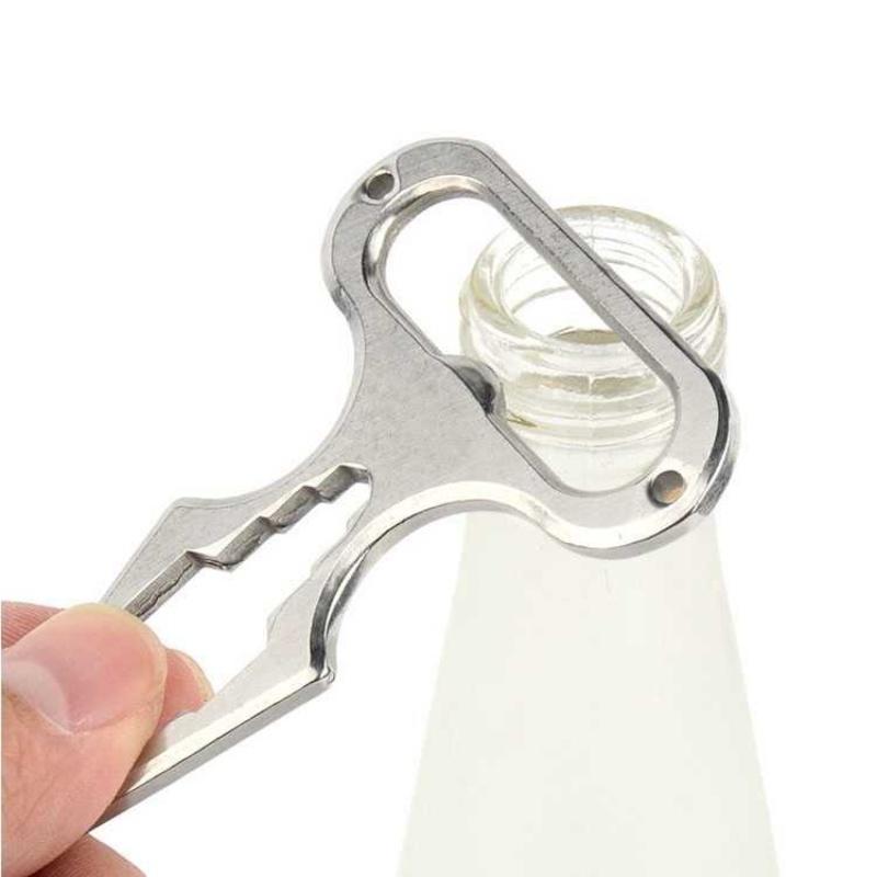Full Stainless Self Defense Keychain Stinger Tool Brass Knuckles - Tophatter Daily Deals