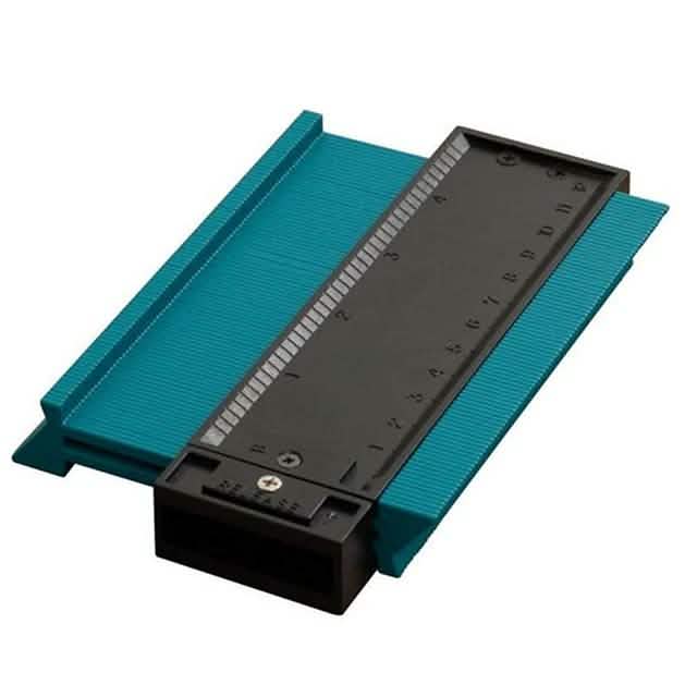 5" Contour Profile Gauge Tiling Laminate Tiles Edge Shaping Wood Measure Ruler Green Home Improvement - Tophatter Daily Deals