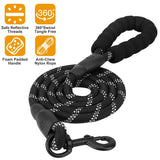 5 Ft. Dog Leash with Foam Handle Pet Supplies - Tophatter Daily Deals