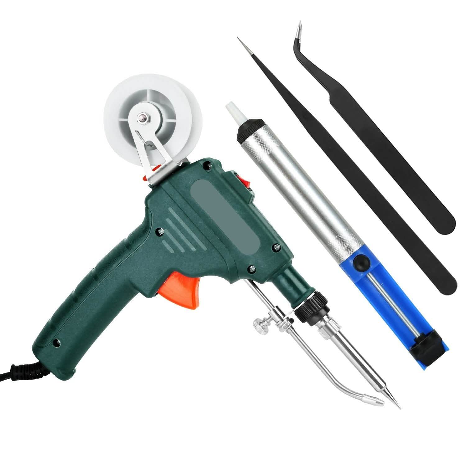 5-in-1 Automatic Hand-Held Soldering Iron Gun Kit Home Improvement - Tophatter Daily Deals
