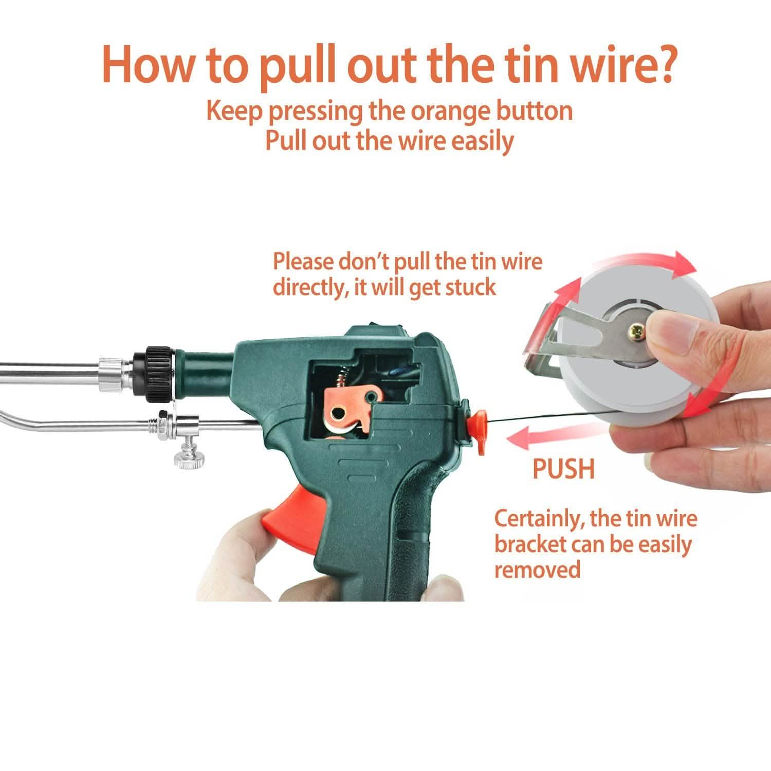 5-in-1 Automatic Hand-Held Soldering Iron Gun Kit Home Improvement - Tophatter Daily Deals