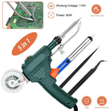 5-in-1 Automatic Hand-Held Soldering Iron Gun Kit Home Improvement - Tophatter Daily Deals