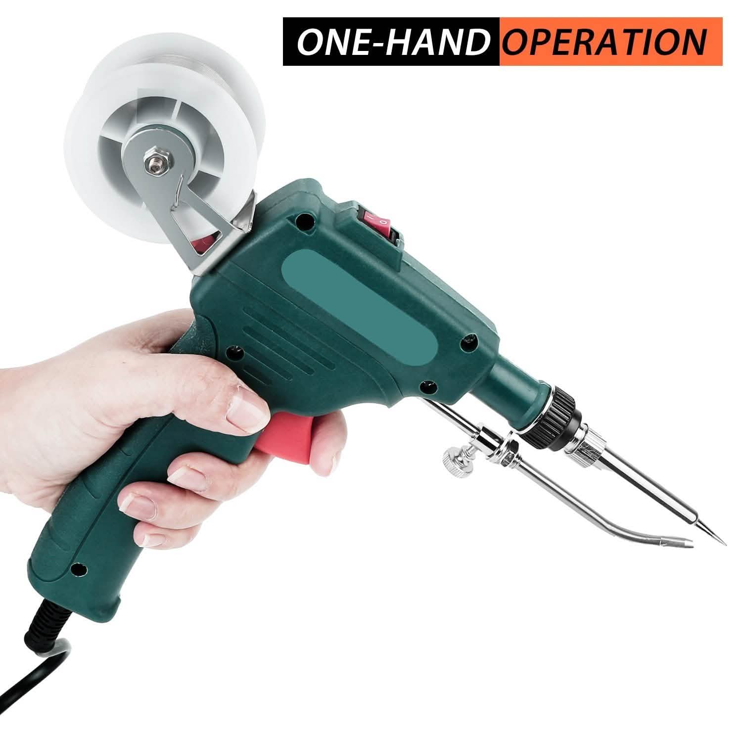 5-in-1 Automatic Hand-Held Soldering Iron Gun Kit Home Improvement - Tophatter Daily Deals