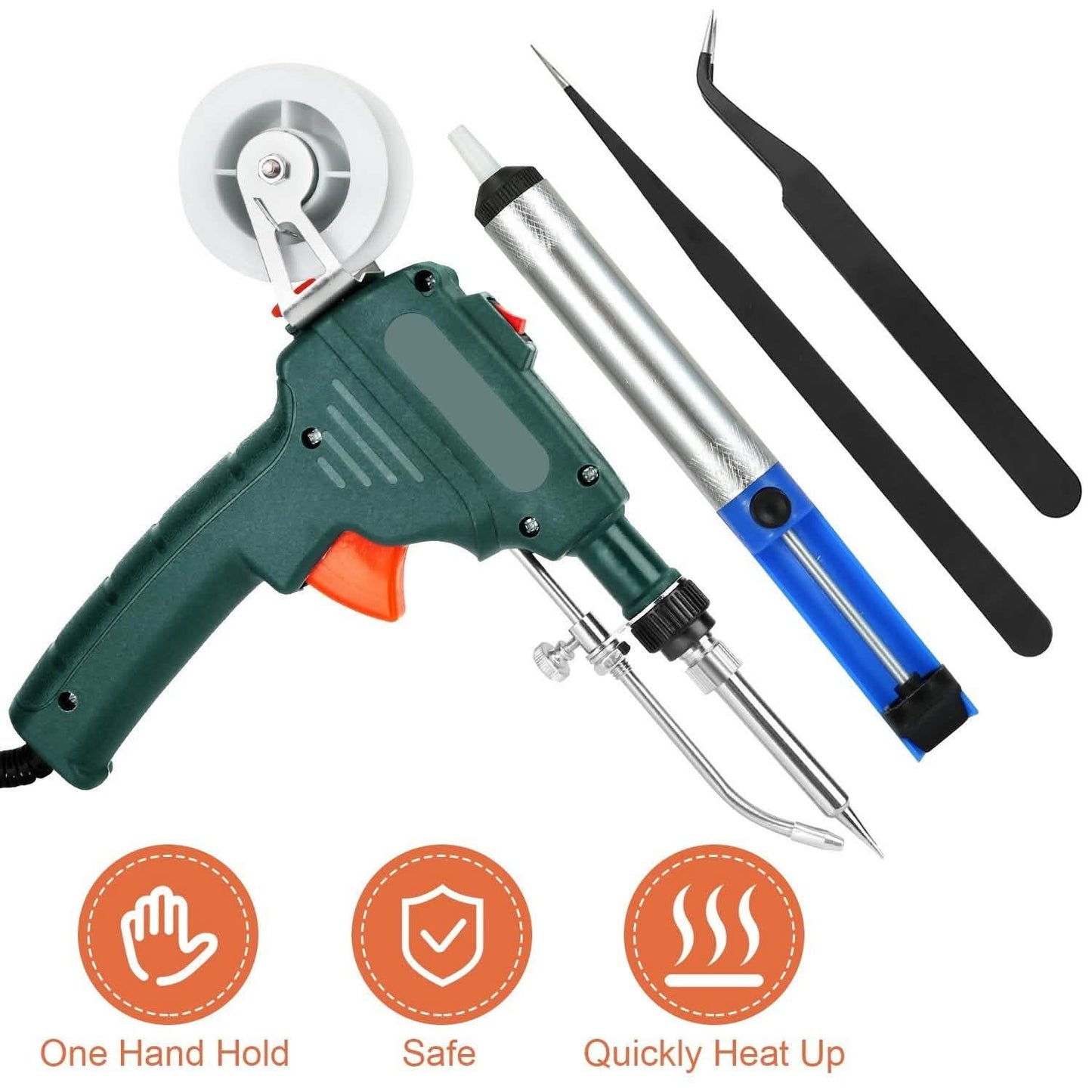 5-in-1 Automatic Hand-Held Soldering Iron Gun Kit Home Improvement - Tophatter Daily Deals