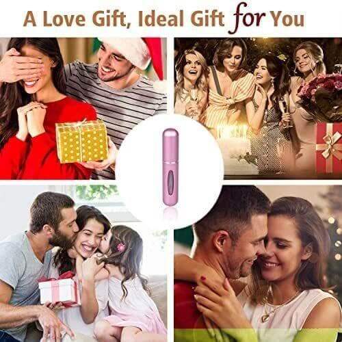 5 in 1 BUNDLE Mini Refillable Perfume Atomizer Bottle Travel Bottles & Containers - Tophatter Daily Deals