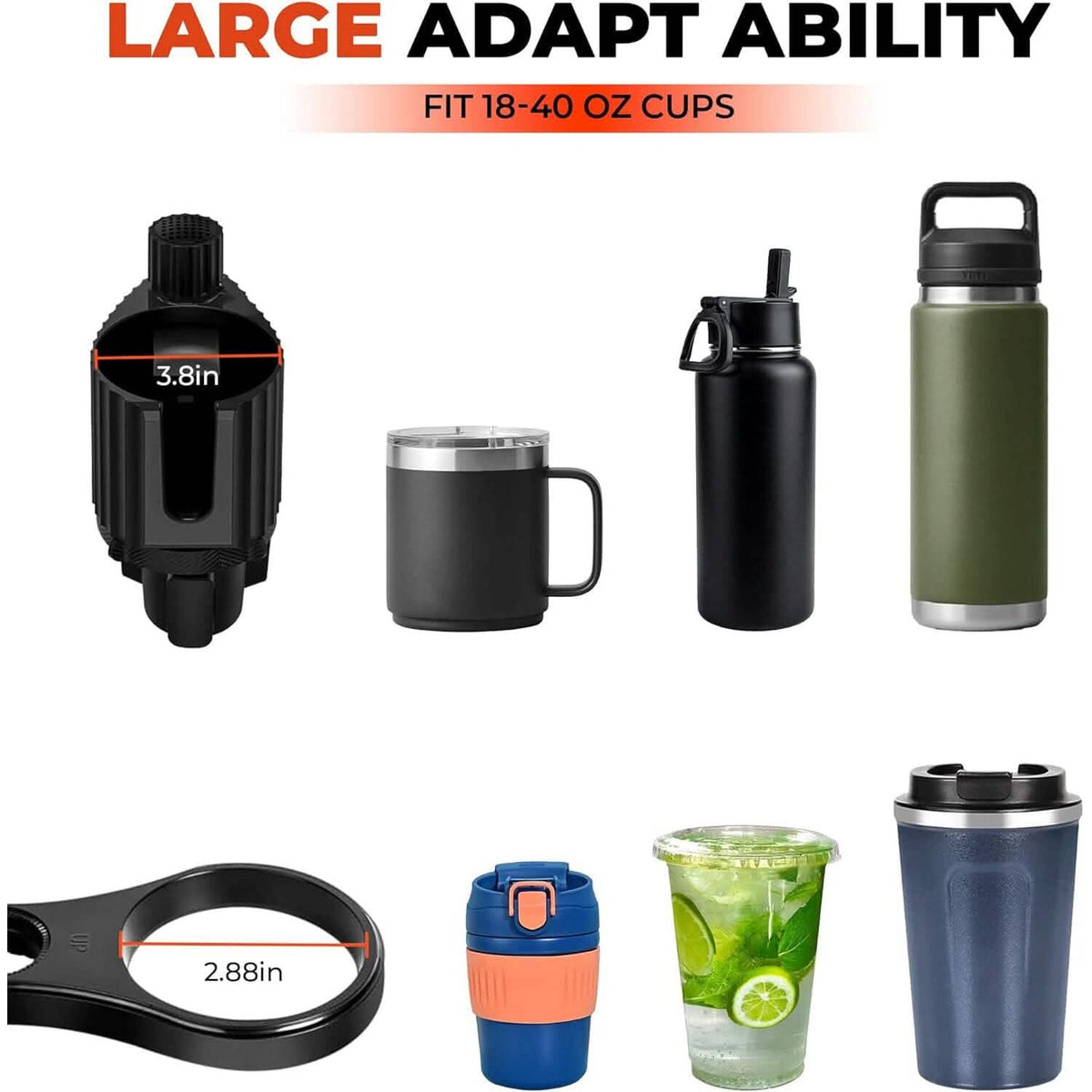 5-in-1 Car Organizer & Cup Holder Automotive - Tophatter Daily Deals