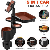 5-in-1 Car Organizer & Cup Holder Automotive - Tophatter Daily Deals