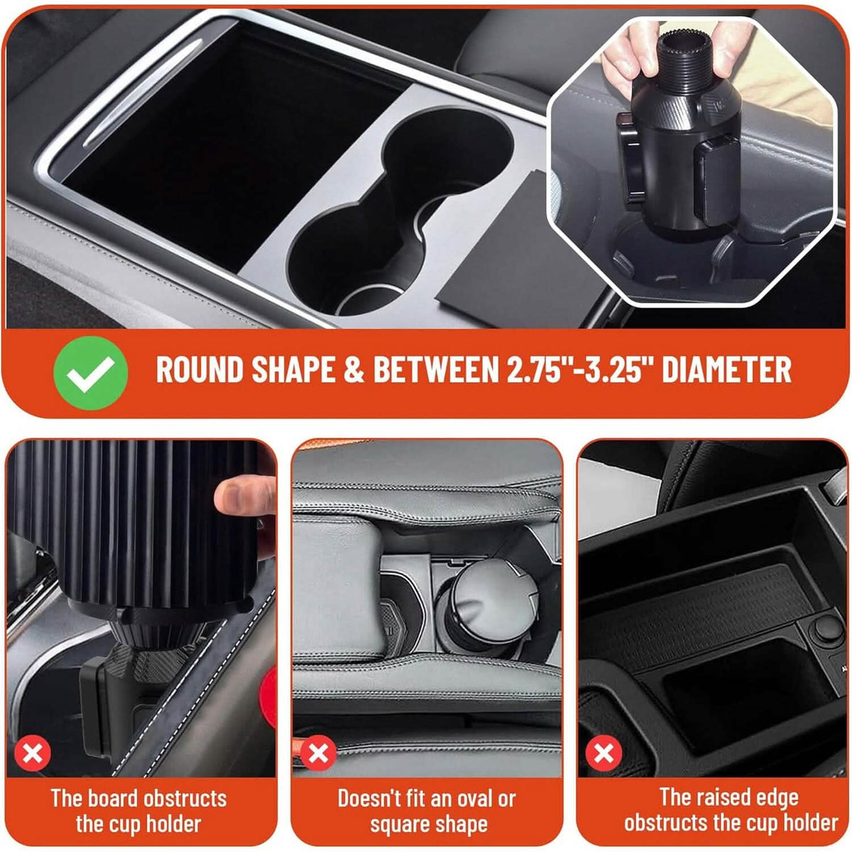 5-in-1 Car Organizer & Cup Holder Automotive - Tophatter Daily Deals