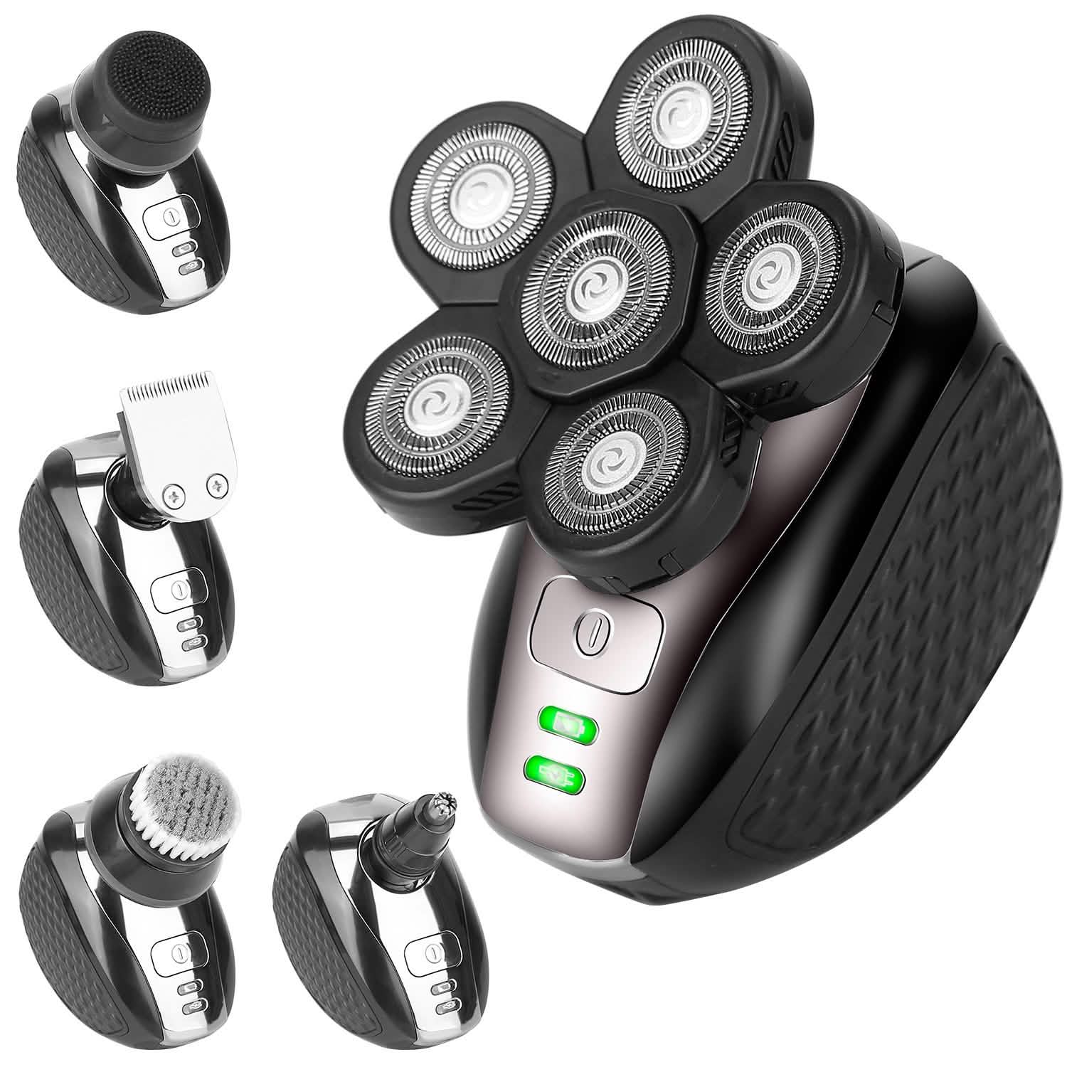 5-in-1 Electric Razor For Bald Men Men's Grooming - Tophatter Daily Deals