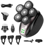5-in-1 Electric Razor For Bald Men Men's Grooming - Tophatter Daily Deals