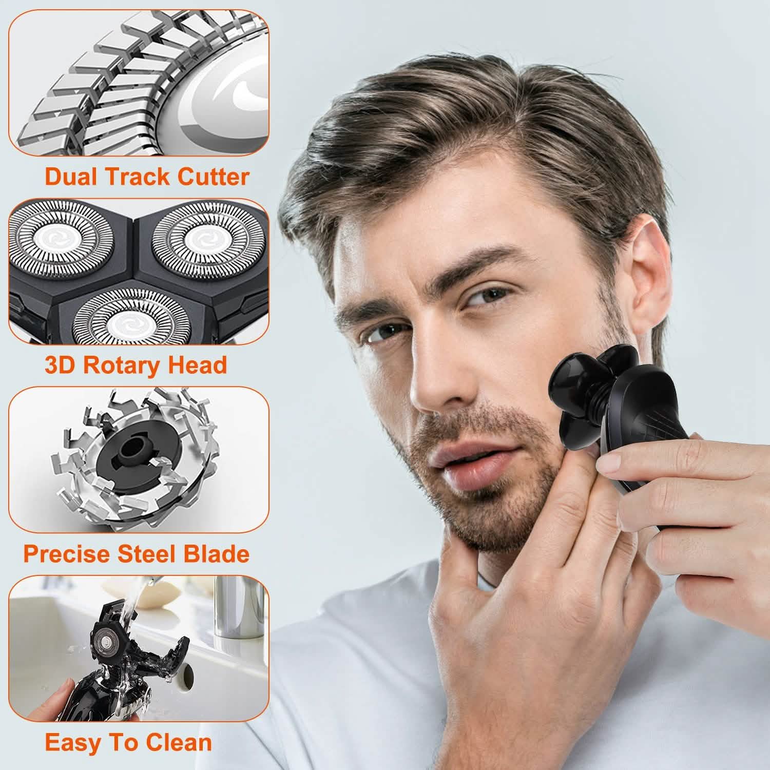 5-in-1 Electric Razor Shaver Men's Grooming - Tophatter Daily Deals